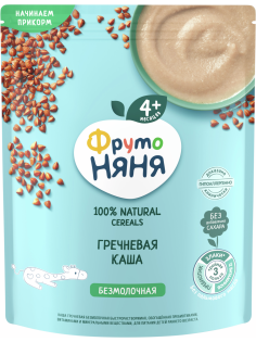 Каша детская безмолочная ФрутоНяня гречневая, 200г