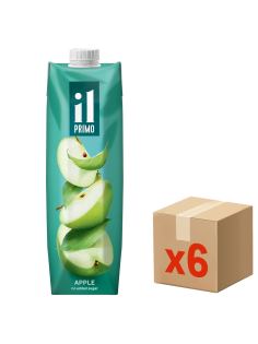 Сок IL Primo яблочный, 1л x 6 шт