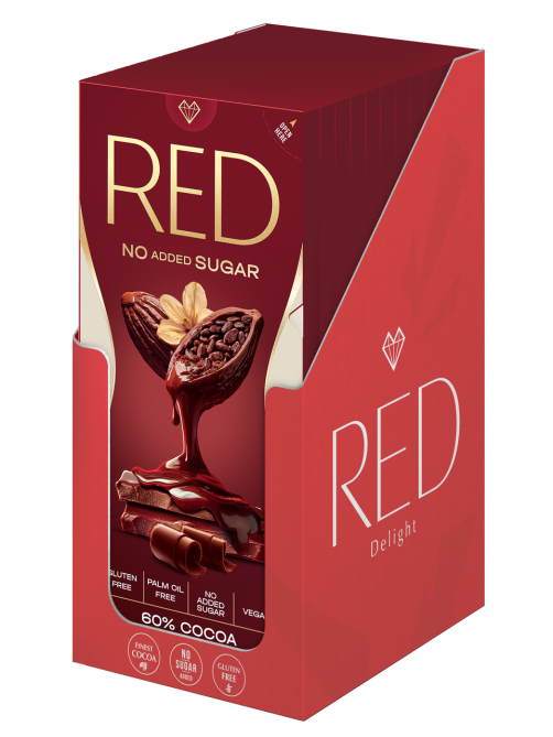 Шоколад Red Delight темный экстра 60% какао, 70г
