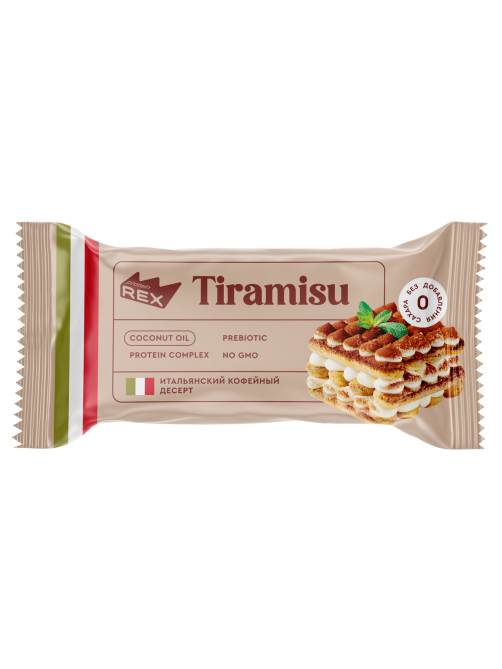 Пирожное протеиновое ProteinRex Тирамису без сахара, 40г