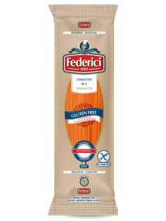 Макароны спагетти Federici Spaghetti №3 из красной чечевицы без глютена, 250г