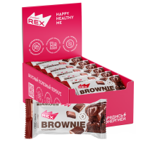 Пирожное протеиновое ProteinRex Брауни Классический без сахара, 50г x 12 шт