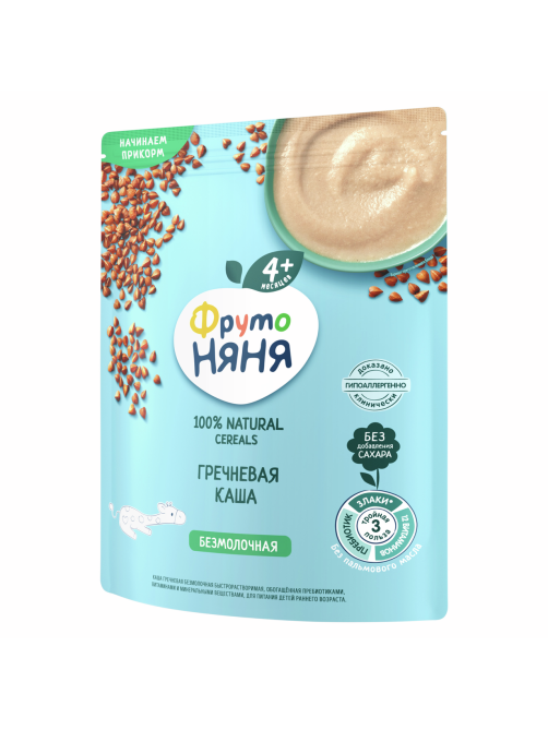 Каша детская безмолочная ФрутоНяня гречневая, 200г