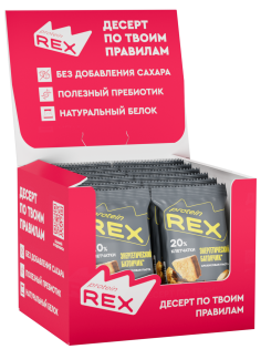Батончик ProteinRex арахисовая паста и соль без сахара, 50г x 12 шт