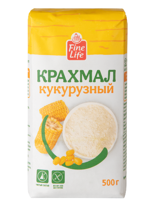 Fine Life Крахмал кукурузный без глютена, 500г