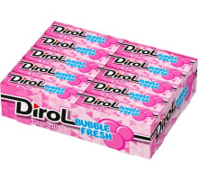 Жевательная резинка Dirol без сахара со вкусом мяты и фруктов, 13.6г x 30 шт