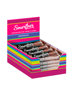 Батончик протеиновый Smartbar Protein двойной шоколад, 40г x 25 шт