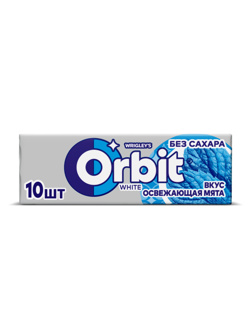 Жевательная резинка Orbit Освежающая мята (13.6г x 10шт), 136г