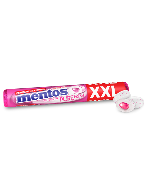 Жевательная резинка Mentos Pure Fresh Тутти Фрутти, 23.3г