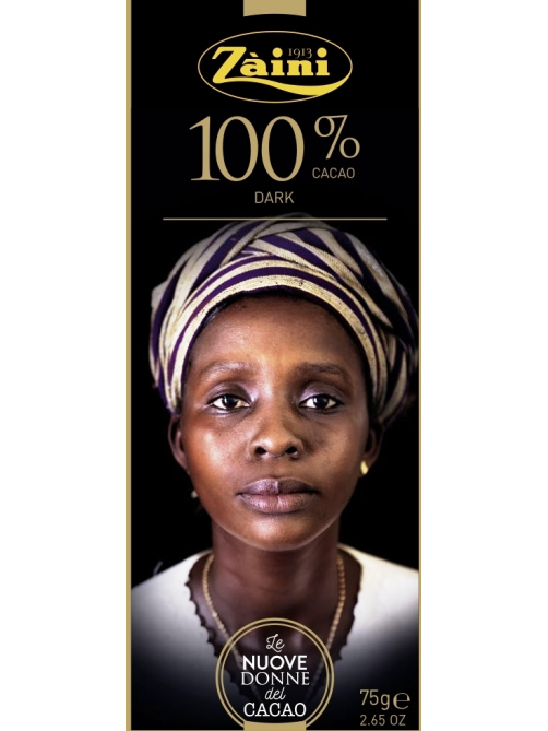 Шоколад Zaini Women Of Cocoa темный 100%, 75г