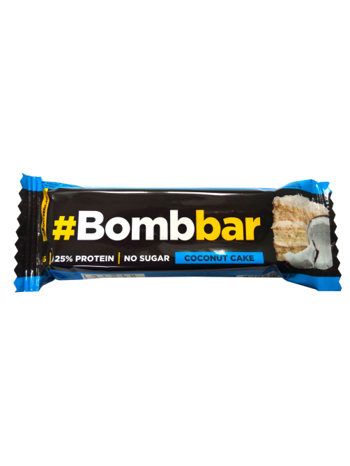 Батончик протеиновый Bombbar Кокосовый торт в шоколаде, 40г x 30 шт