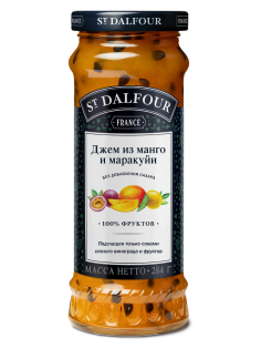 Джем St. Dalfour из манго и маракуйи без сахара, 284г
