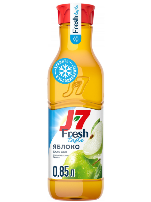 Сок J7 Fresh Taste яблочный, 850мл