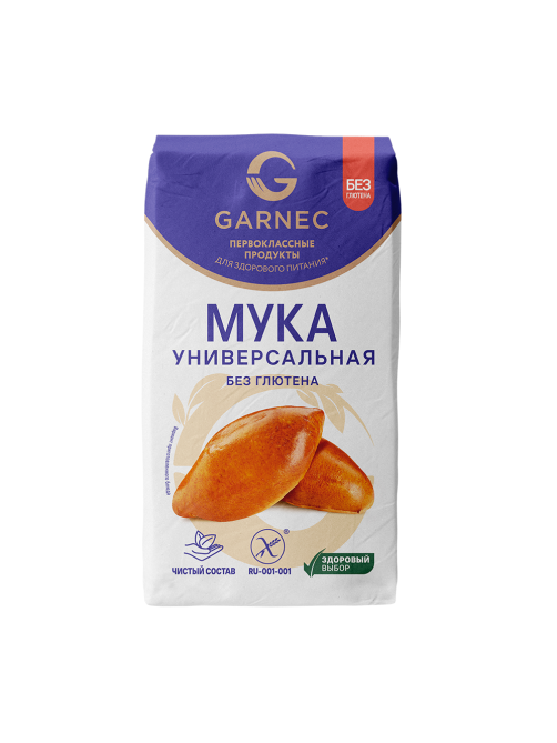 Мука Garnec универсальная без глютена, 600г