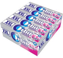 Жевательная резинка Orbit White XXL Bubblemint, 20.4г x 20 шт