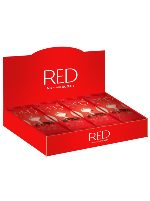 Шоколад Red Delight молочный без сахара, 20г