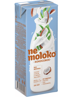 Напиток кокосовый Nemoloko на рисовой основе, 200мл