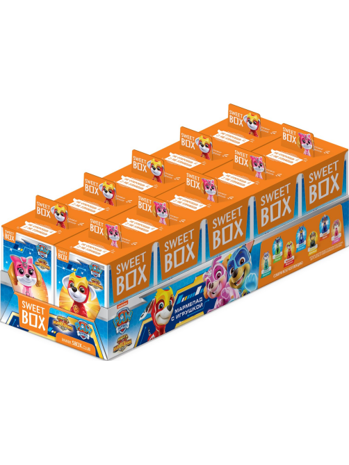 Мармелад жевательный Sweet Box с игрушкой щенячий патруль, 10г
