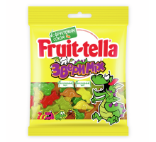 Мармелад жевательный Fruittella Звери микс с фруктовым соком, 70г