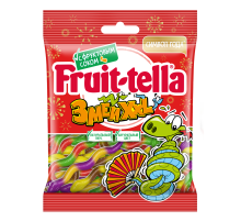 Мармелад жевательный Fruittella Змеи XXL с фруктовым соком, 70г