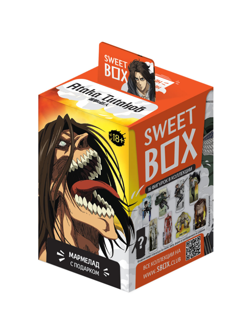 Мармелад Sweet Box с игрушкой Атака титанов, 10г