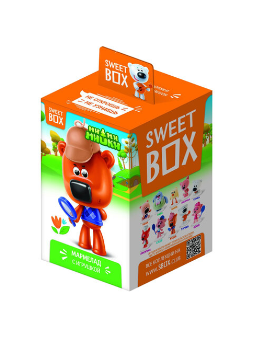 Мармелад жевательный Sweet Box Ми-ми-мишки с игрушкой, 10г