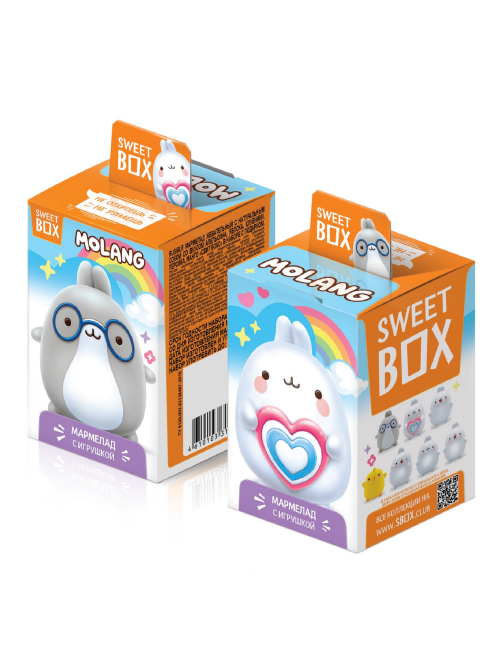 Мармелад Sweet Box Molang с игрушкой, 10г