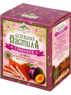 Пастила Белевская пастила слива, 200г