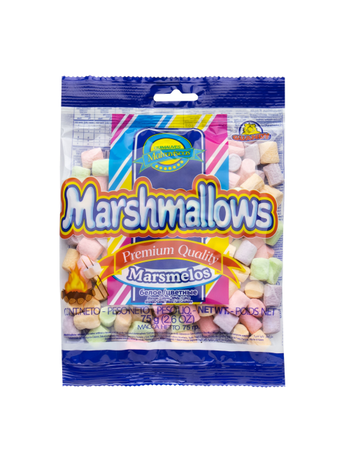 Маршмеллоу Guandy мини цветной фруктовый, 75г