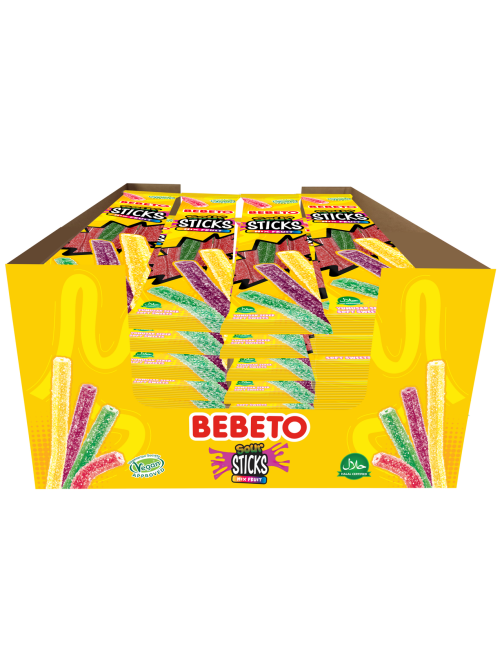 Мармелад жевательный Bebeto Sour Sticks Тутти-фрутти, 30г