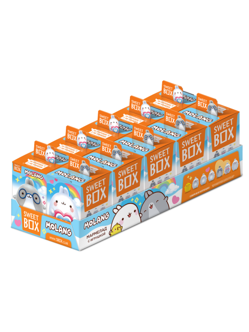 Мармелад Sweet Box Molang с игрушкой, 10г