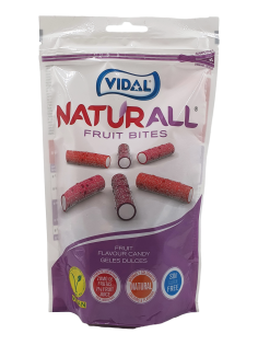 Мармелад жевательный Vidal Naturall Ягодные палочки, 180г