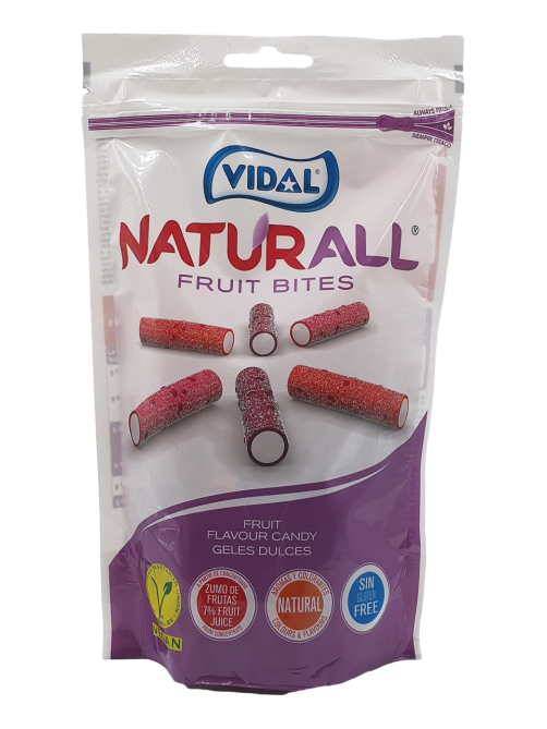 Мармелад жевательный Vidal Naturall Ягодные палочки, 180г