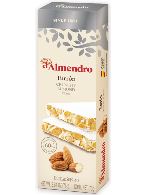 Туррон El Almendro Crunchy Хрустящий миндальный, 75г
