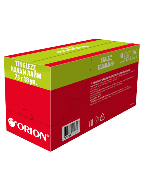 Мармелад Orion Tinglezz кола и лайм, 75г