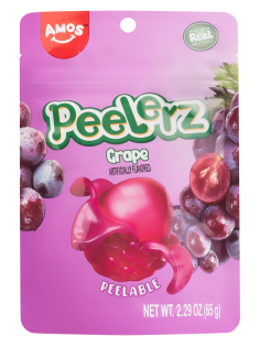 Мармелад жевательный Amos Peelerz виноградный, 65г