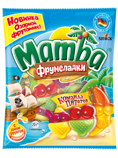 Мармелад жевательный Mamba Фрумеладки Команда пиратов, 70г