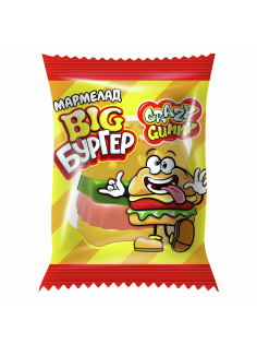 Мармелад жевательный Канди клаб Crazy Gummy Big Бургер, 18г
