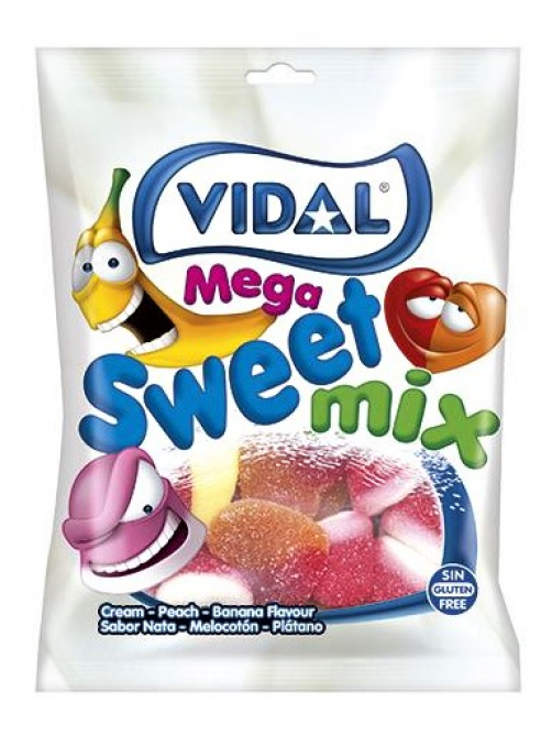 Мармелад жевательный Vidal сладкий микс, 90г