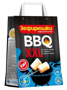 Маршмеллоу Зефирюшки BBQ XXL зефир воздушный, 200г