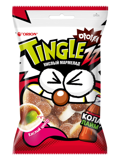 Мармелад Orion Tinglezz кола и лайм, 75г