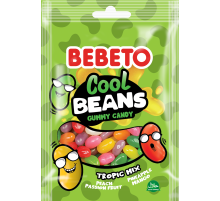 Мармелад жевательный Bebeto Coolbeans Tropic Mix, 60г