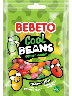 Мармелад жевательный Bebeto Coolbeans Tropic Mix, 60г