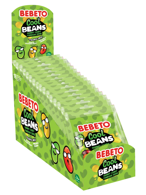 Мармелад жевательный Bebeto Coolbeans Tropic Mix, 60г