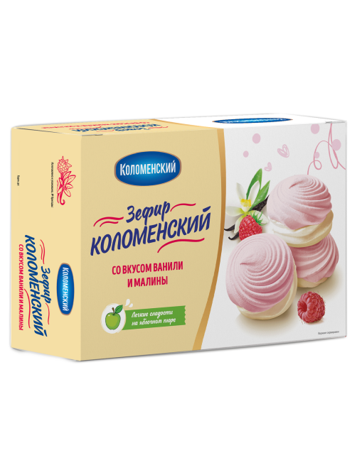 Зефир Коломенское со вкусом ванили и малины, 250г