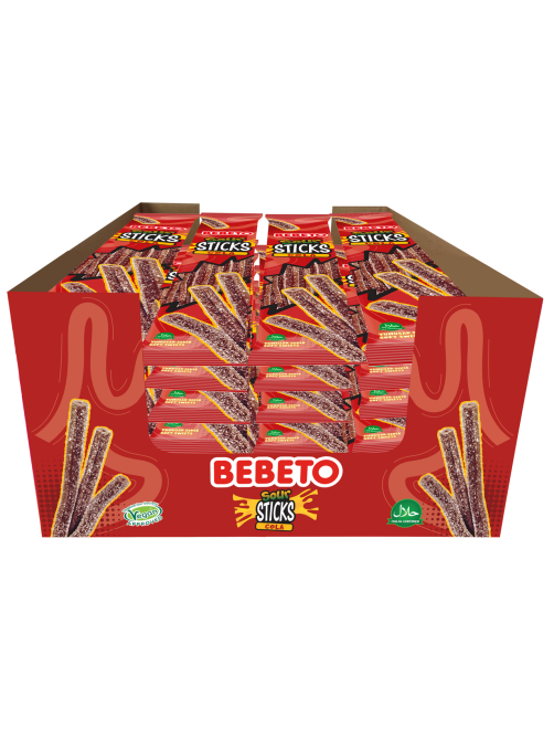 Мармелад жевательный Bebeto Sour Sticks Кола, 30г