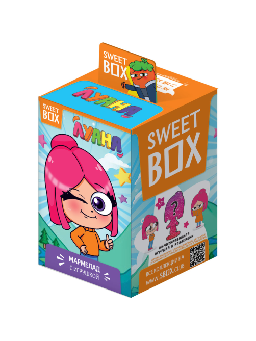Мармелад Sweet Box с игрушкой Луана, 10г