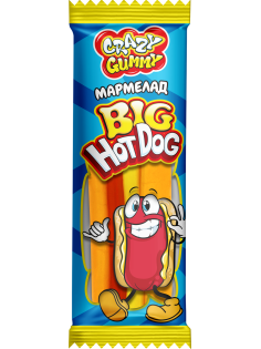 Мармелад Канди клаб Crazy Gummy Hot Dog, 18г