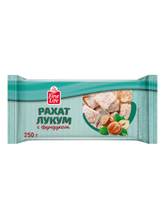 Fine Life Рахат лукум с фундуком, 250г