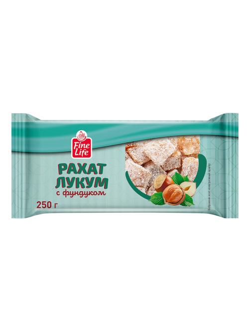 Fine Life Рахат лукум с фундуком, 250г
